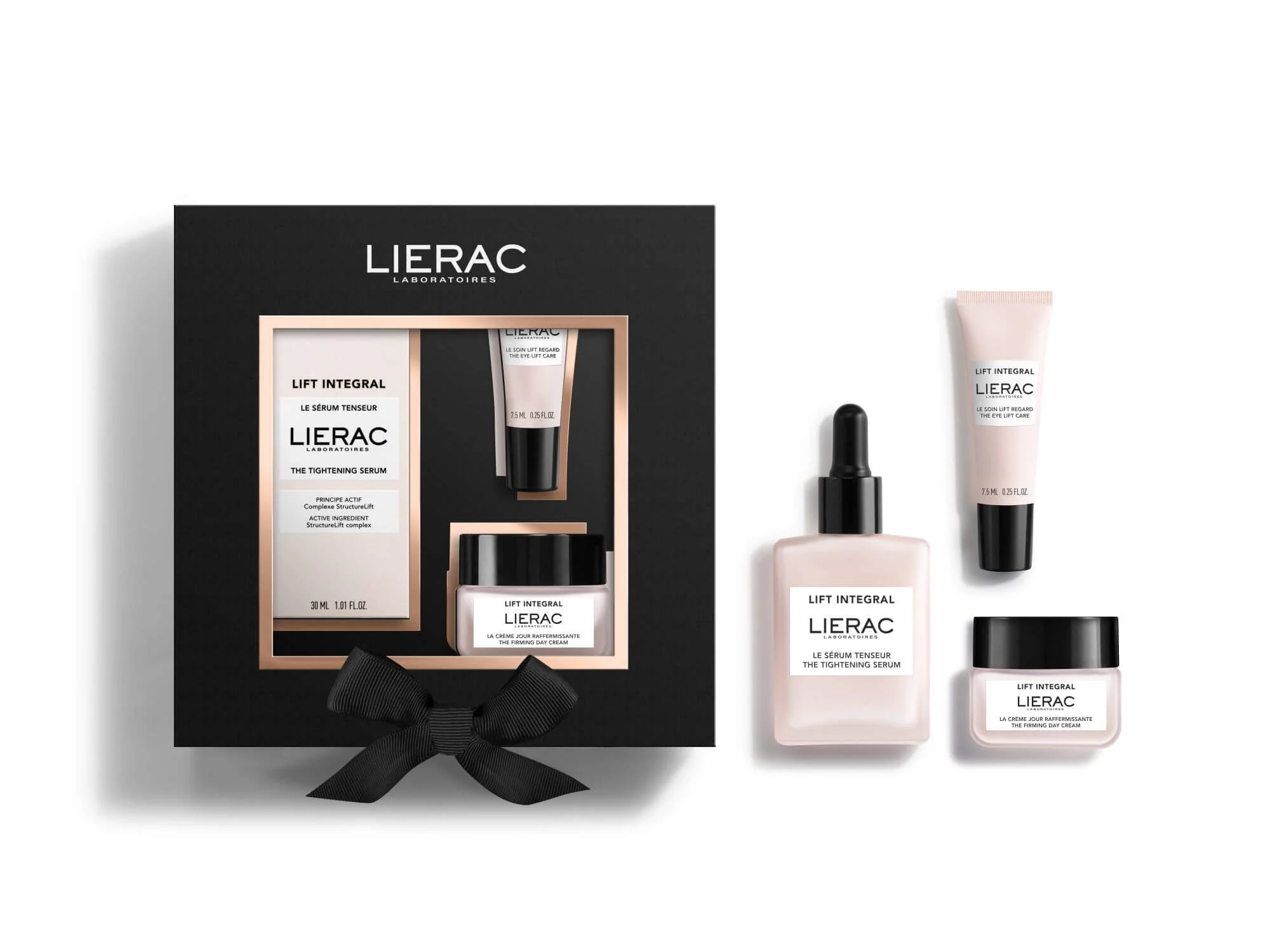 Lierac Lift Intergal serum, 30 ml  + krem na dzień, 20 ml + krem pod oczy, 7,5 ml