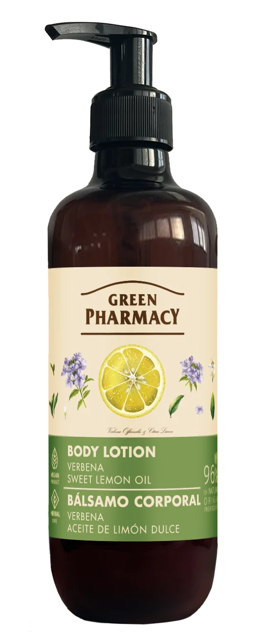 Green Pharmacy, balsam do ciała, Werbena i Olejek ze słodkiej cytryny, 400 ml