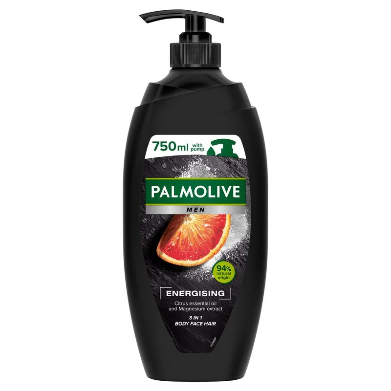 Palmolive Men, żel pod prysznic Energising 3w1, 750 ml