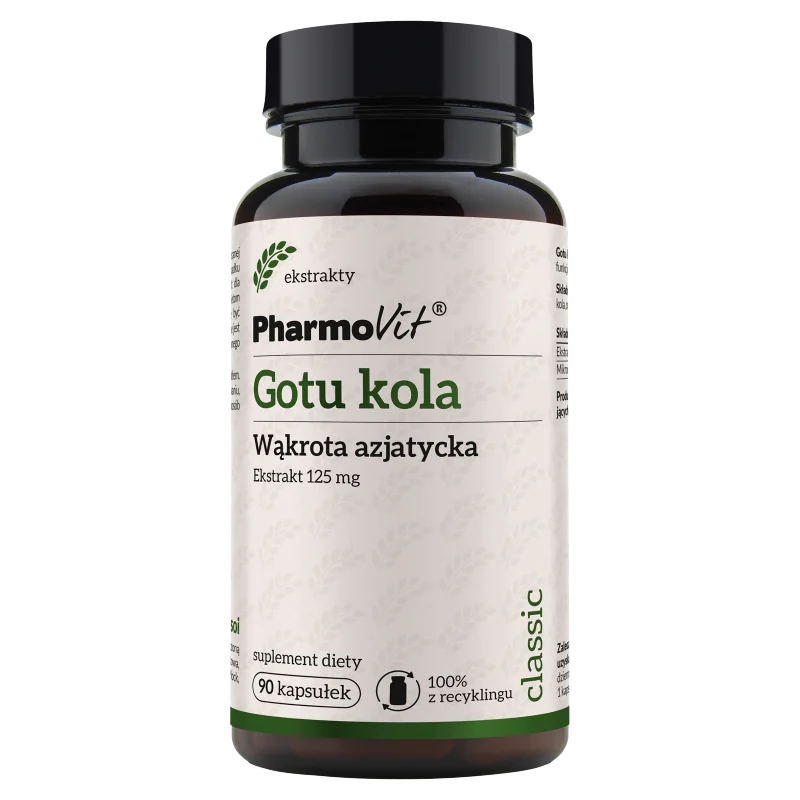 Gotu Kola Pharmovit, suplement diety, 90 kapsułek