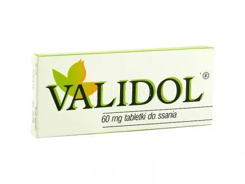 Validol, 60mg, 10 tabletek do ssania