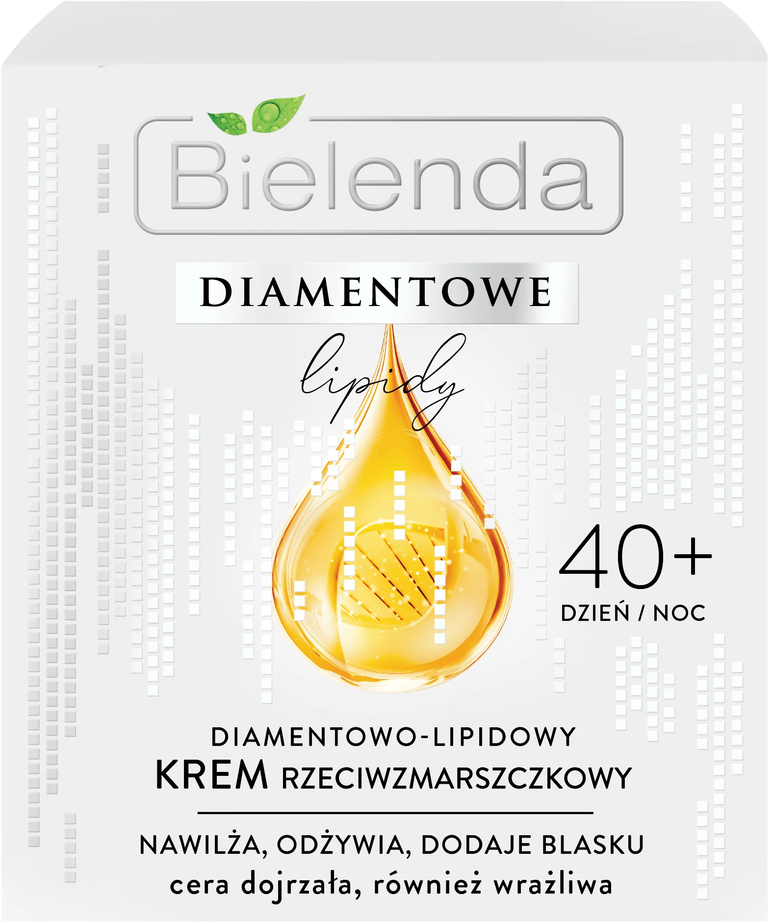 Bielenda Diamentowe Lipidy, lipidowy krem przeciwzmarszczkowy 40+ na dzień i na noc, 50 ml