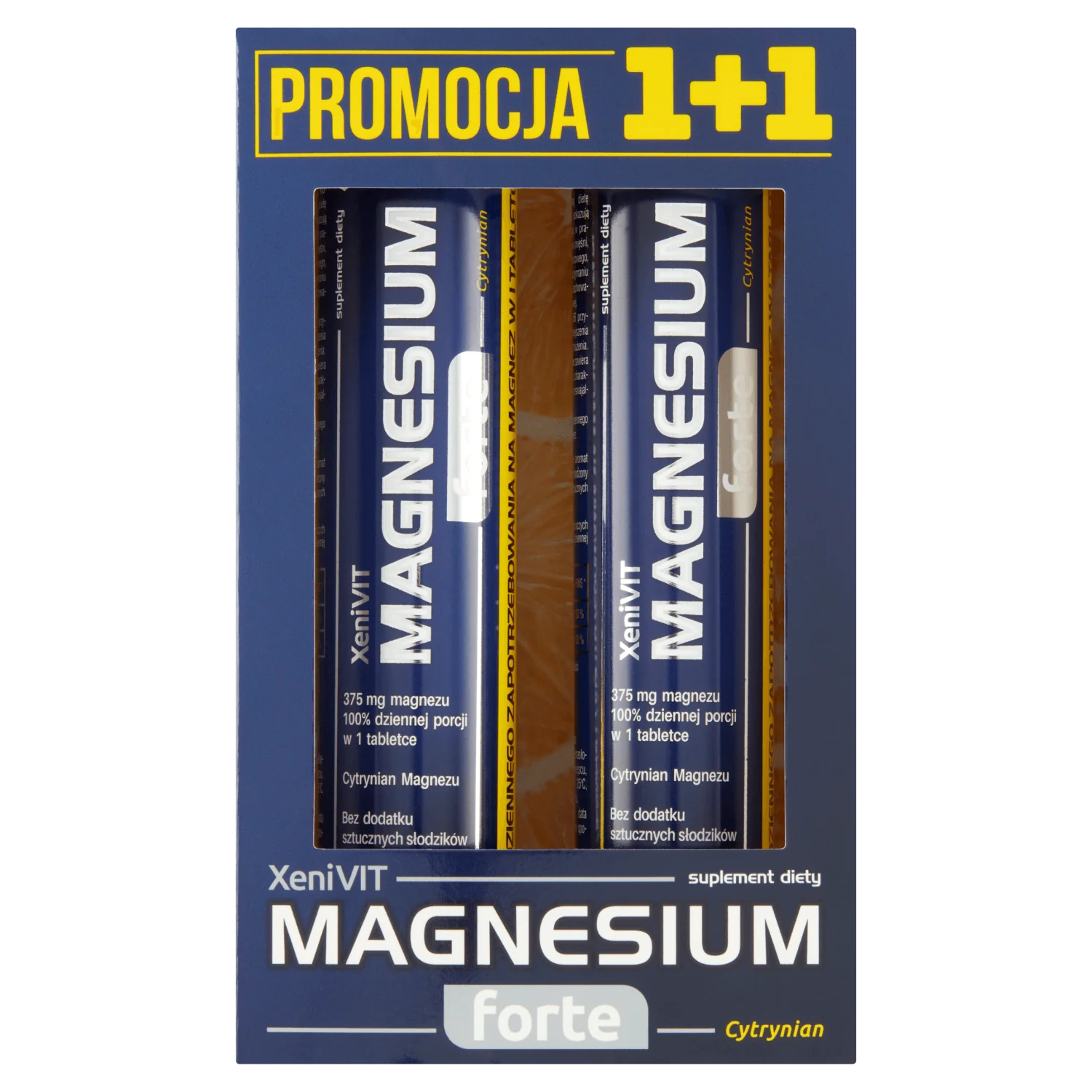 Zestaw XeniVIT Magnesium Forte, suplement diety, 20 + 20 tabletek musujących