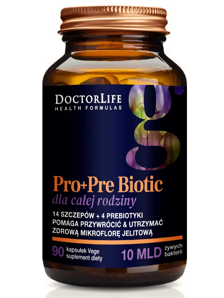 Doctor Life Pro+Pre Biotic dla całej rodziny, 90 kapsułek