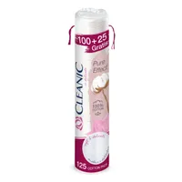 Cleanic Pure Effect, płatki kosmetyczne, 100+25 sztuk