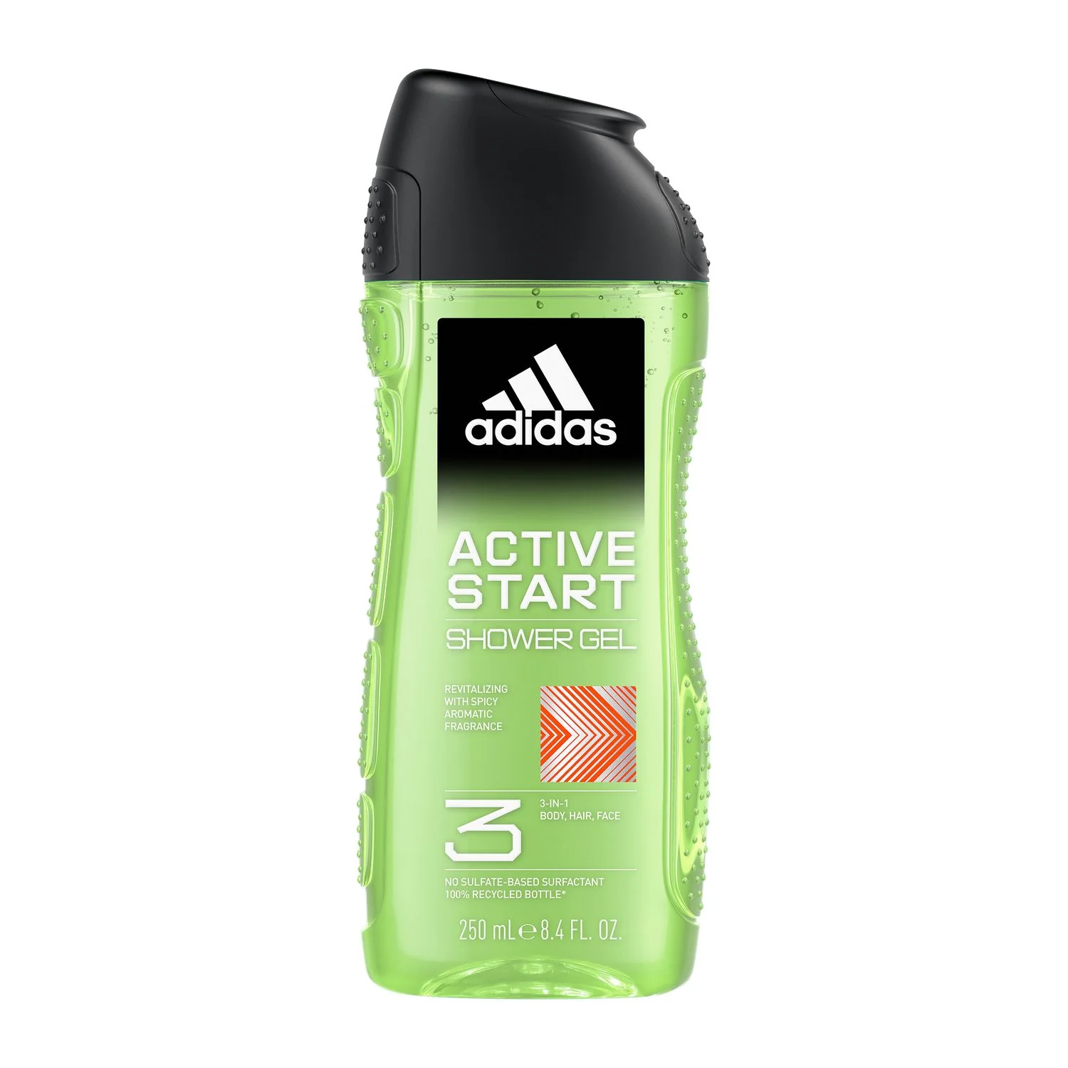 adidas Active Start, żel pod prysznic 3 w 1 dla mężczyzn, 250 ml