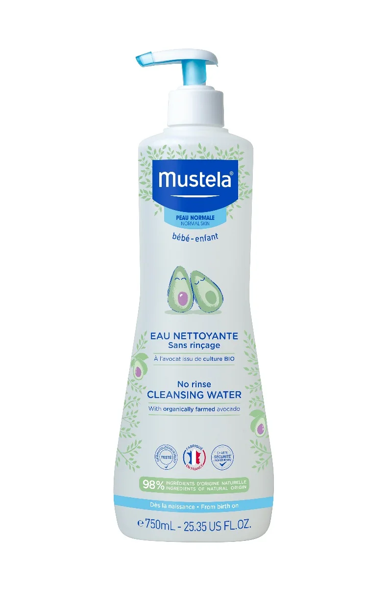 Mustela Bebe-Enfant, Woda oczyszczająca bez spłukiwania, 750 ml