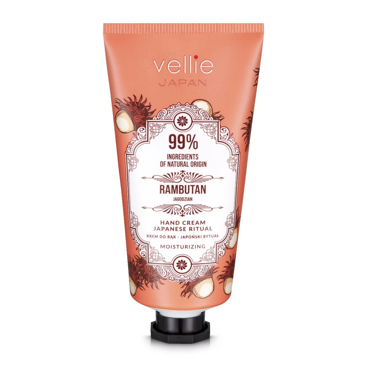 Vellie Japan Zielony Kawior, krem do rąk, 50 ml