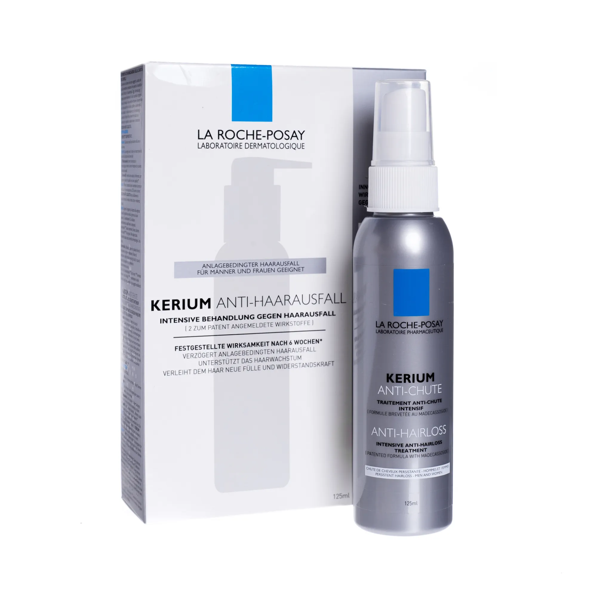 La Roche-Posay Kerium, intensywna kuracja przeciw wypadaniu włosów, 125 ml