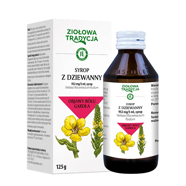 Ziołowa Tradycja syrop z dziewanny, 125 g