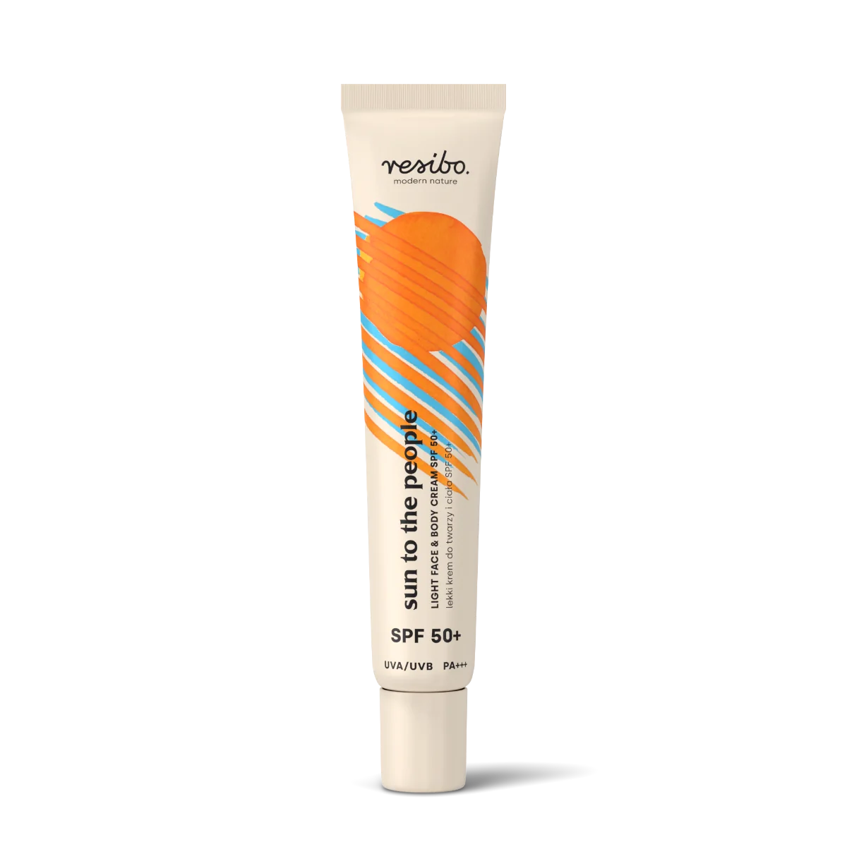 Resibo Sun to the People lekki krem do twarzy i ciała SPF 50+, 50 ml 