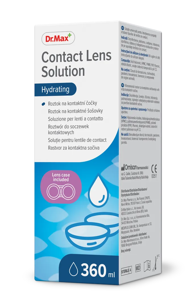 Contact Lens Solution Dr.Max, roztwór do soczewek kontaktowych, 360 ml