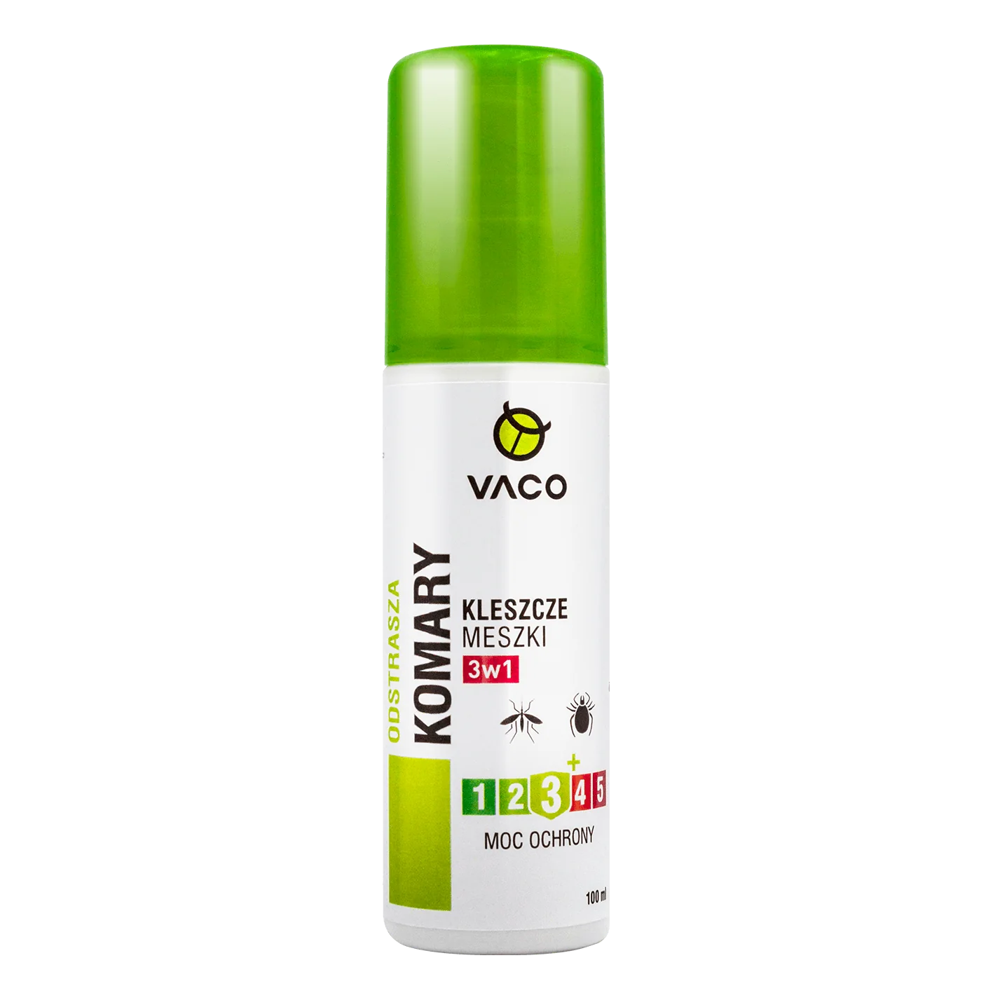 VACO Płyn na komary, kleszcze i meszki (pump spray), 100 ml