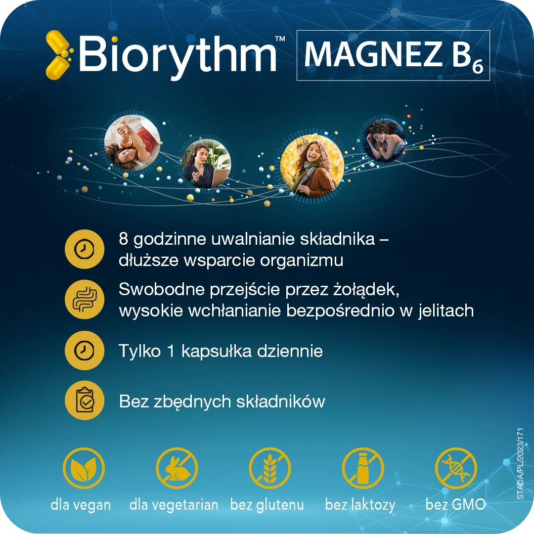 BIOrythm Magnez B6 30 kapsułek