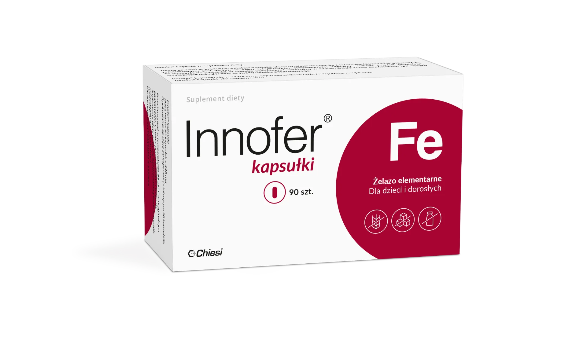 Innofer kapsułki, 20 mg, 90 kapsułek 