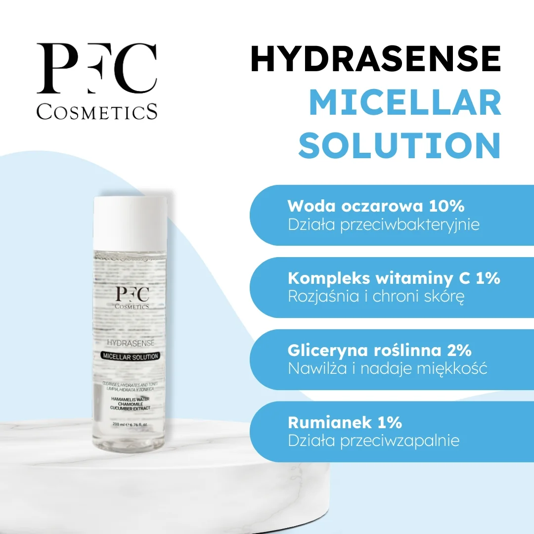 PFC Hydrasense Micellar Solution płyn micelarny, 200 ml