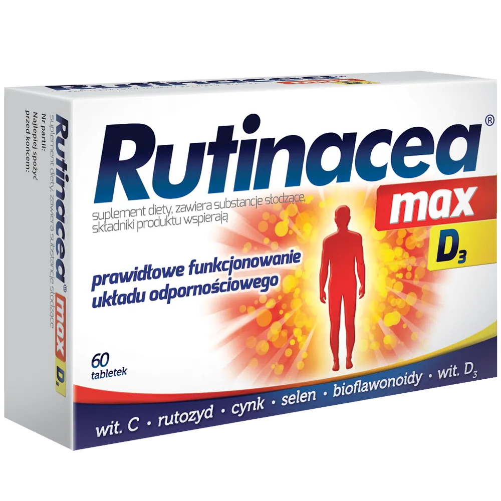 Rutinacea Max D3, 60 tabletek
