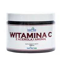 Invent Farm Witamina C z Acerolą i Aronią, suplement diety, 250 g