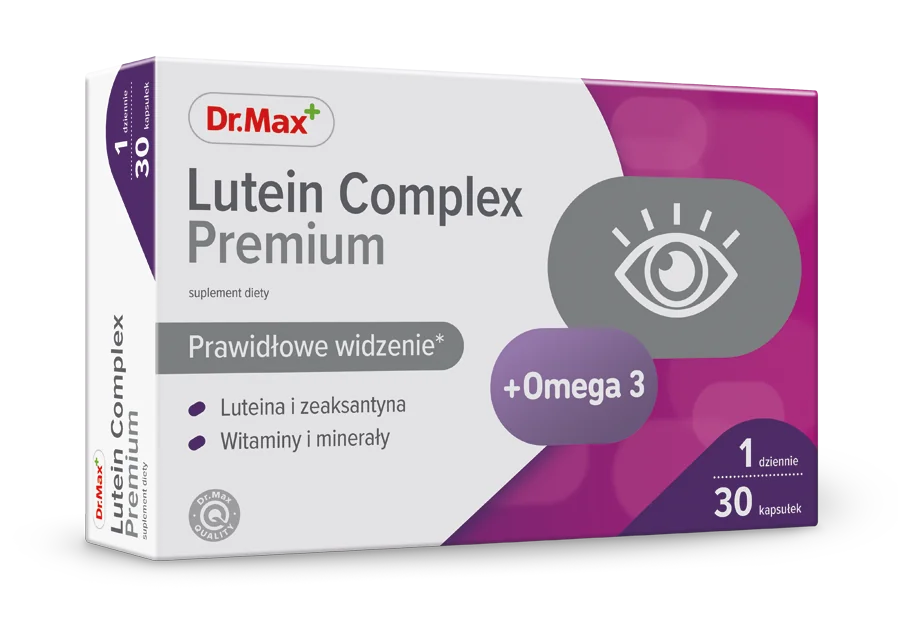 Lutein Complex Premium Dr. Max, suplement diety, 30 kapsułek