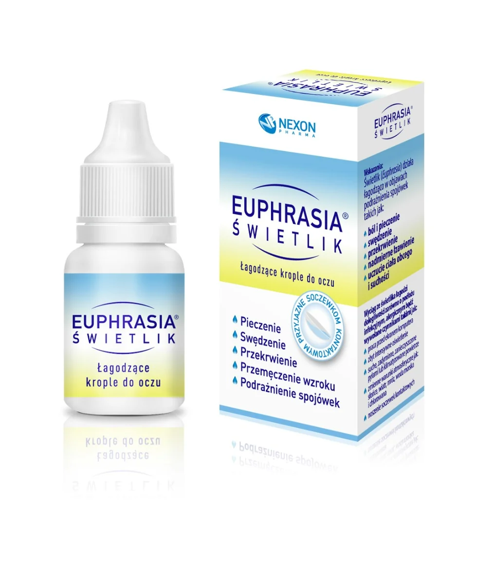 Euphrasia Świetlik łagodzące krople do oczu, 10 ml