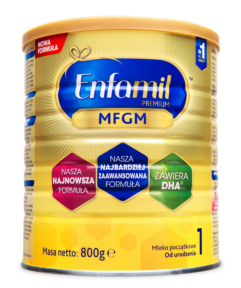 Enfamil Premium 1 MFGM, mleko początkowe od urodzenia, 800 g