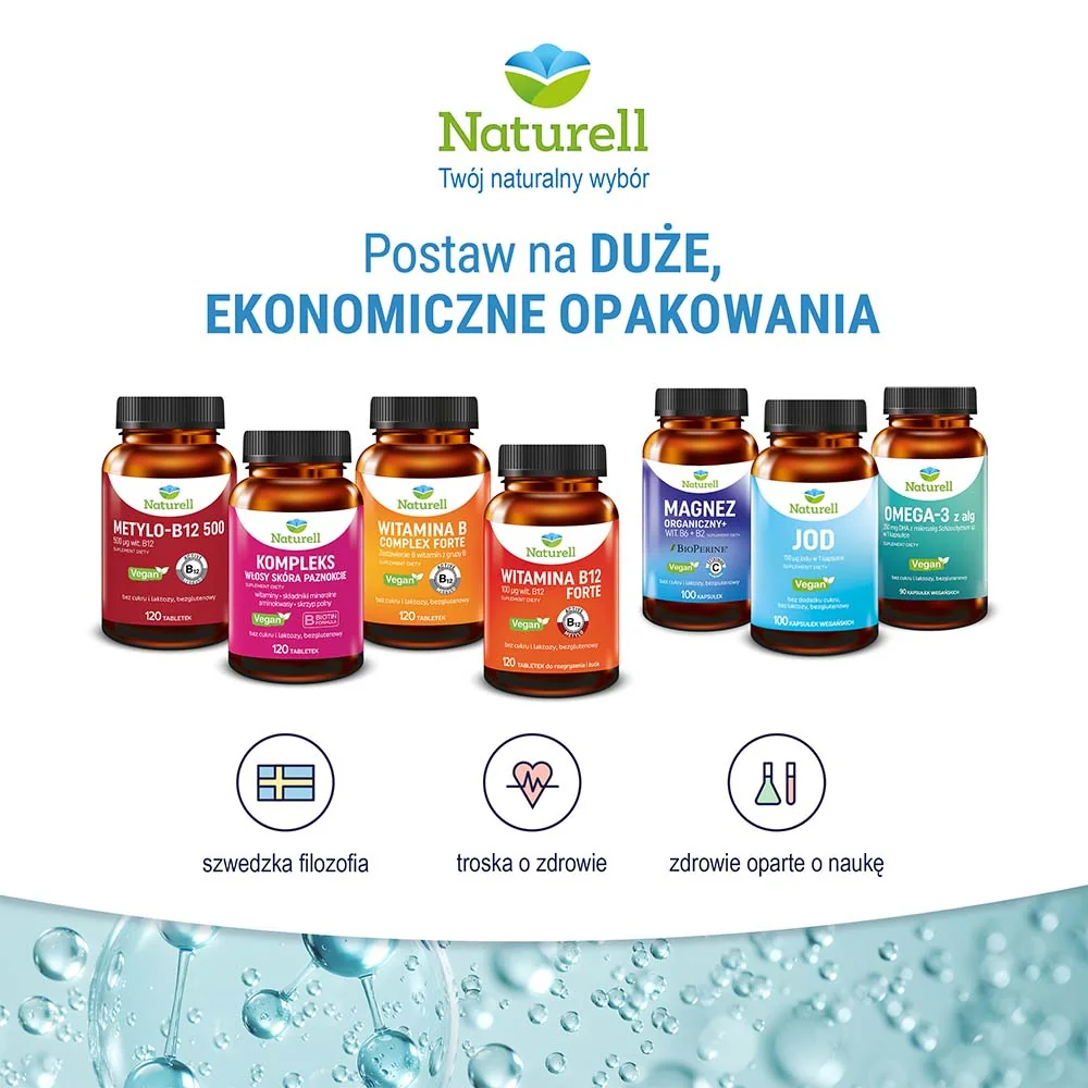 Naturell Witamina B Complex Forte, 120 tabletek