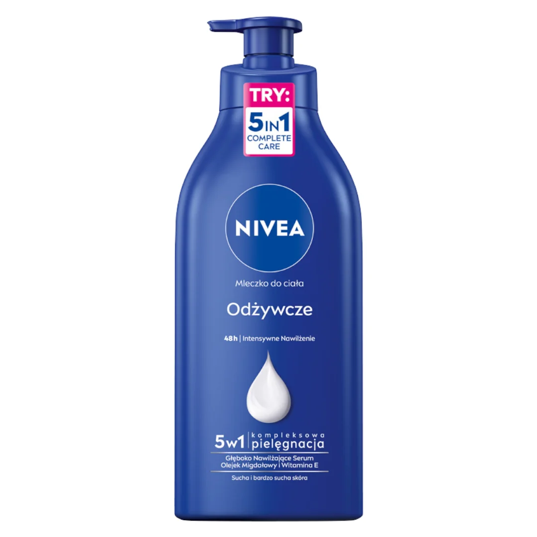 Nivea odżywcze mleczko do ciała z pompką, 625 ml