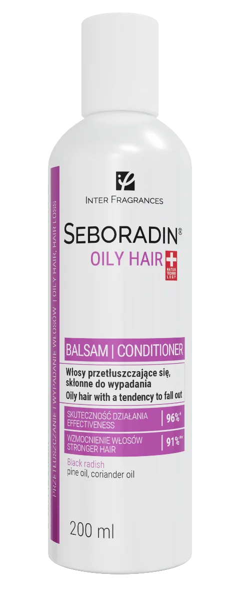 Seboradin Niger – Oily Hair, balsam do włosów przetłuszczających się, 200 ml