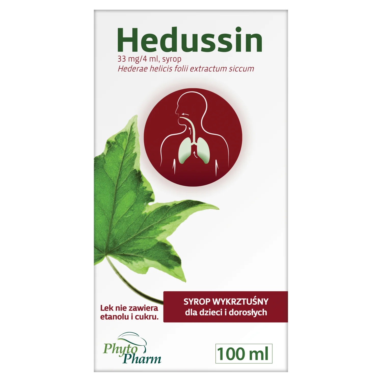 Hedussin, 33 mg/4 ml, syrop, 100 ml