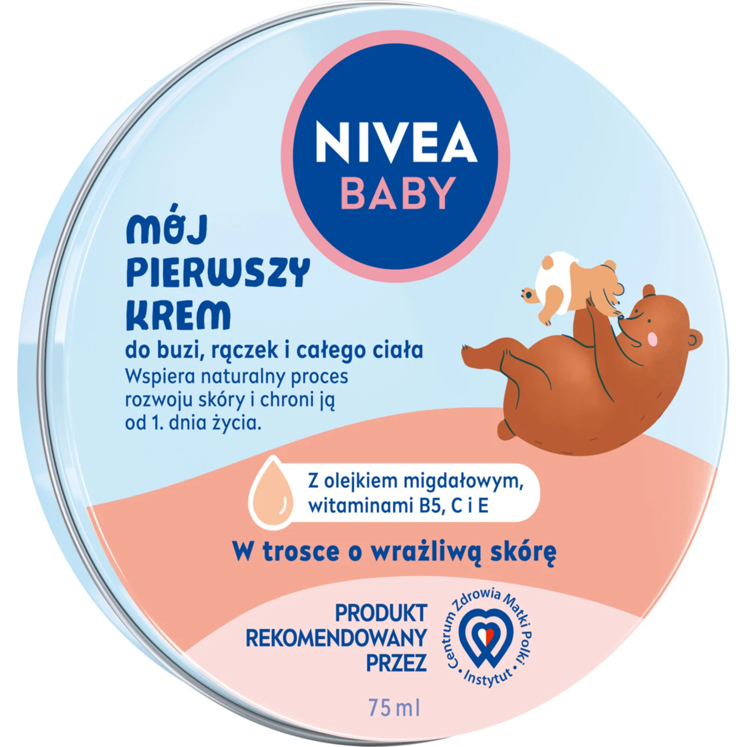 Nivea Baby Mój Pierwszy Krem krem do buzi, rączek i całego ciała, 75 ml