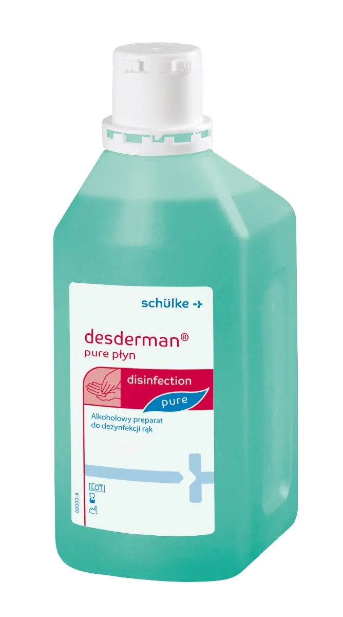 Desderman Pure, płyn do higienicznej i chirurgicznej dezynfekcji rąk, 500 ml