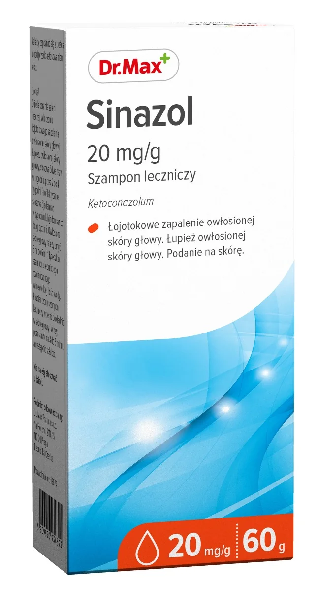 Sinazol Dr.Max, szampon leczniczy, 60 g