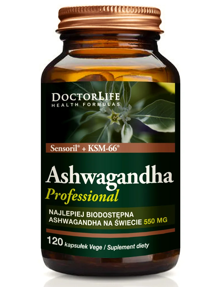 Doctor Life, Ashwagandha KSM-66 500 mg, 60 kapsułek