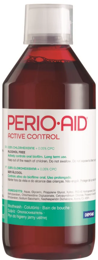 Perio Aid Active Control, plyn do płukania jamy ustnej, 500 ml