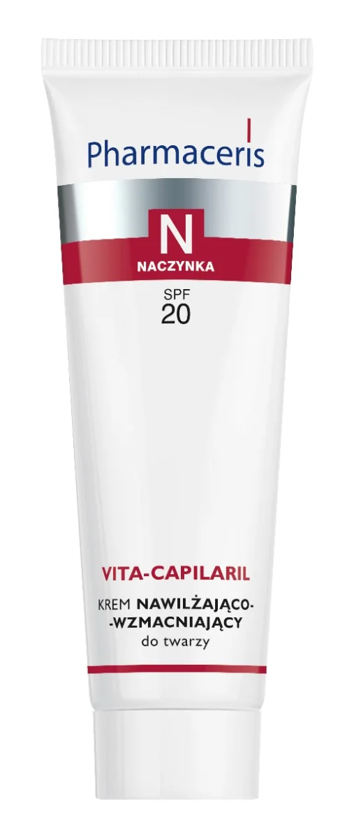 Pharmaceris N Vita-Capilaril, SPF 20, krem nawilżająco-wzmacniający do twarzy SPF20, 50 ml