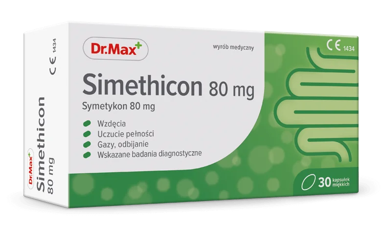 Simethicon Dr.Max, 80mg, 30 kapsułek