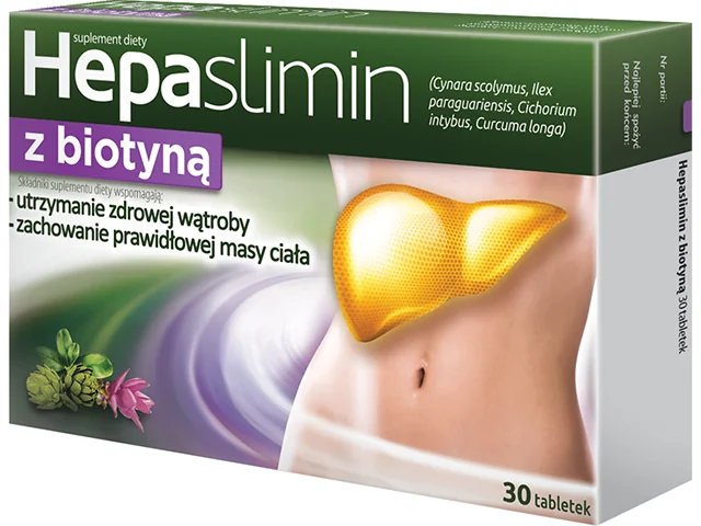 Hepaslimin z biotyną, 30 tabletek