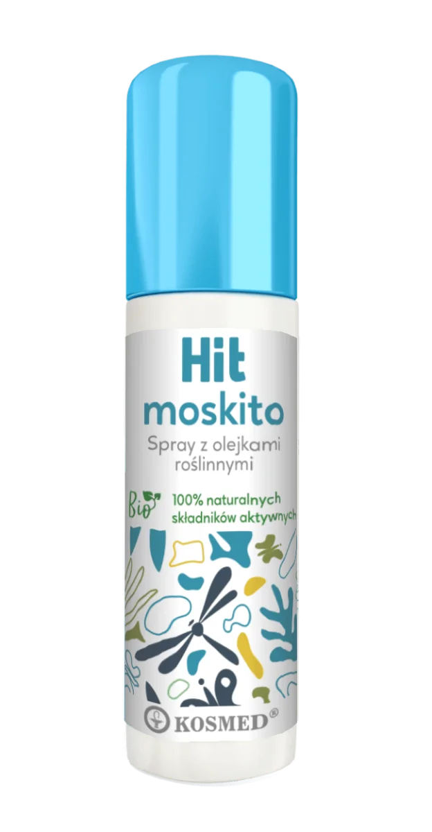 Kosmed, Hit moskito, spray przeciw komarom, kleszczom i meszkom, powyżej 1 roku życia, 100 ml