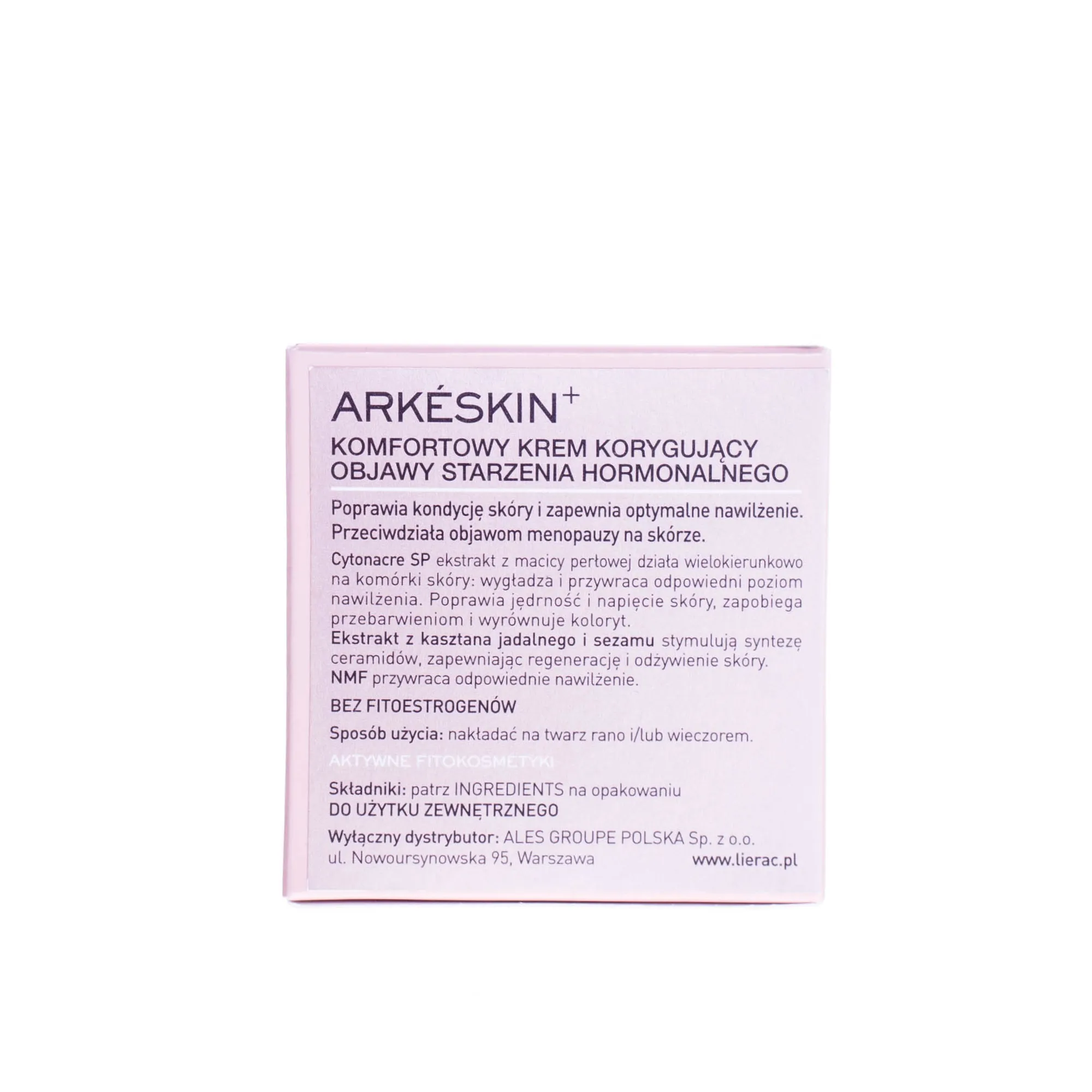 Lierac Arkeskin+Specifiques, krem korygujacy objawy starzenia hormonalnego, 50 ml 