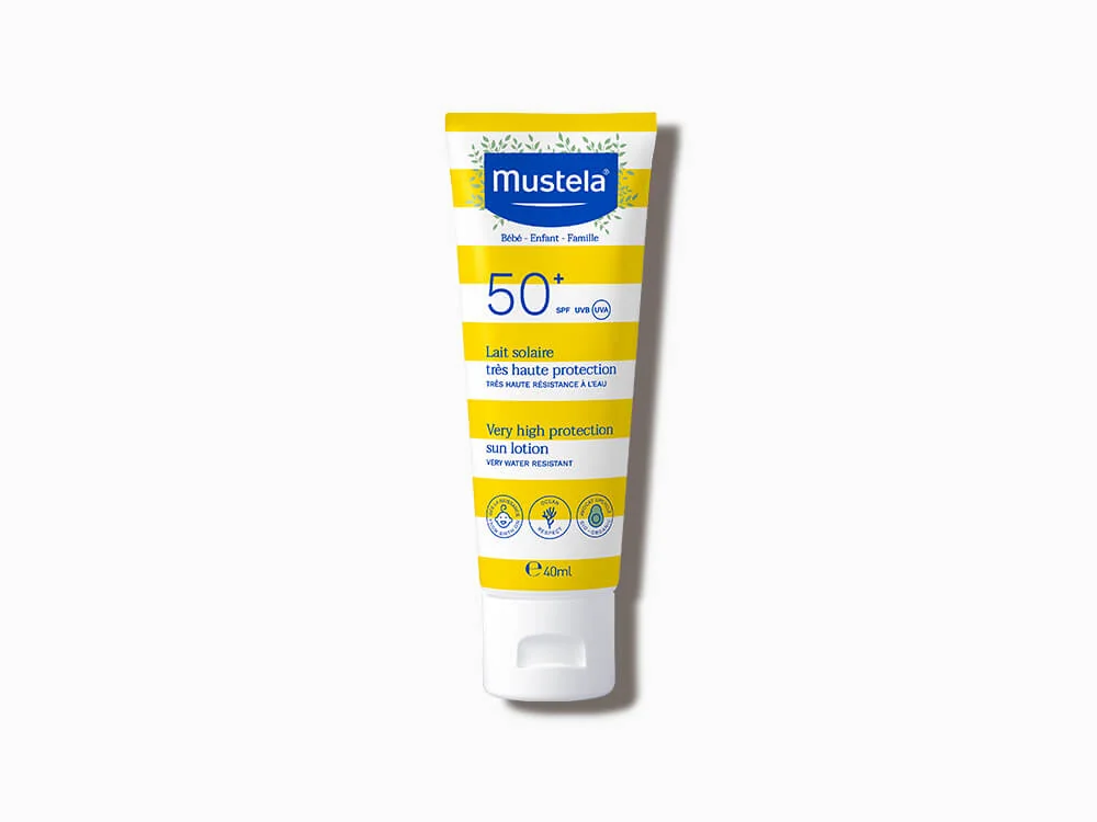 Mustela, mleczko przeciwsłoneczne do twarzy, SPF50 +, 40 ml