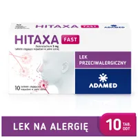Hitaxa fast, 5 mg, 10 tabletek ulegających rozpadowi w jamie ustnej
