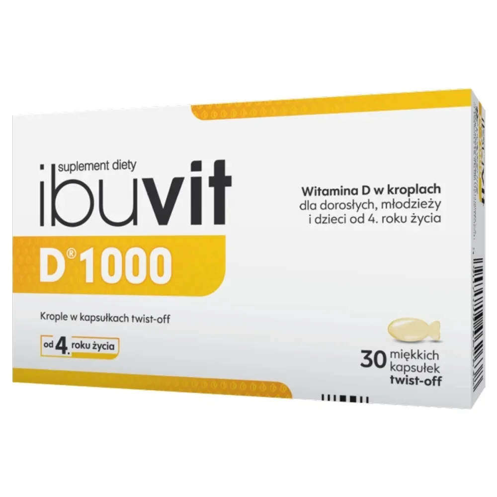 Ibuvit D 1000, 30 kapsułek twist-off