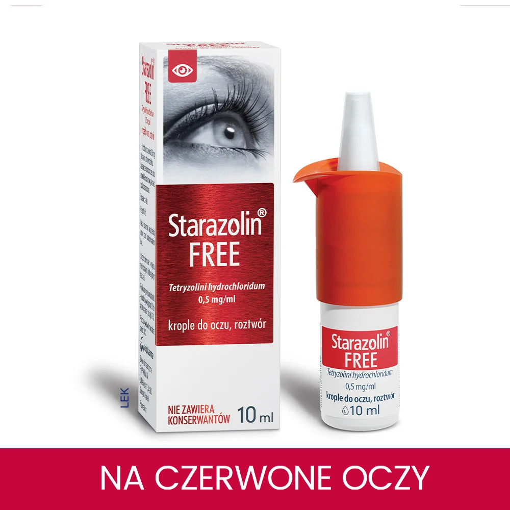 Starazolin Free, 0,5 mg/ml, krople do oczu, 10 ml