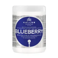 Kallos, maska do włosów z ekstraktem jagód i olejem avokado, Blueberry, 1000 ml