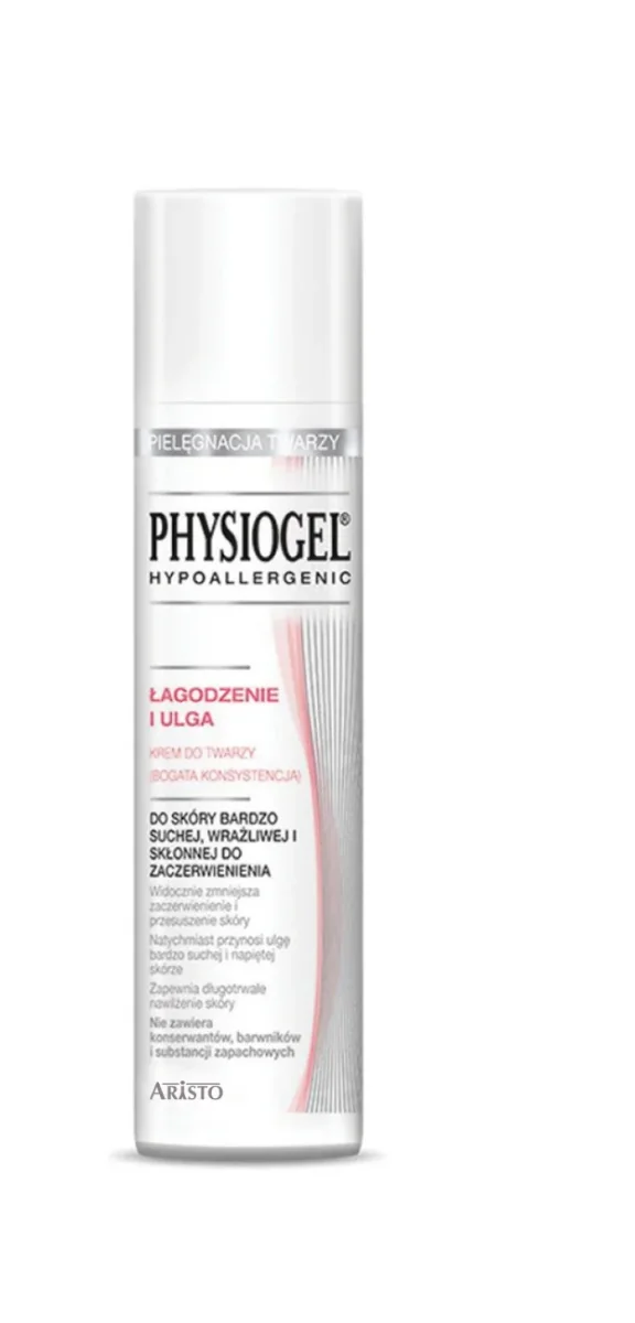 Physiogel, Krem do twarzy łagodzący, 40 ml