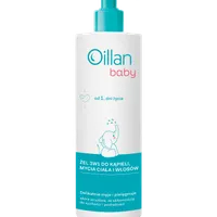 Oillan Baby żel 3w1 do kąpieli, mycia ciała i włosów, 400 ml