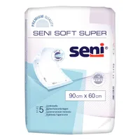 Seni Soft Super, 90x60 cm, podkłady higieniczne, 5 sztuk