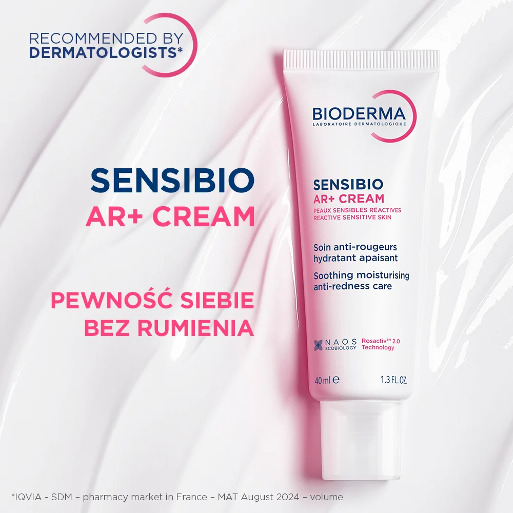 Bioderma Sensibio AR+ Cream krem redukujący zaczerwienienia kojąco-nawilżający dla skóry wrażliwej 40 ml