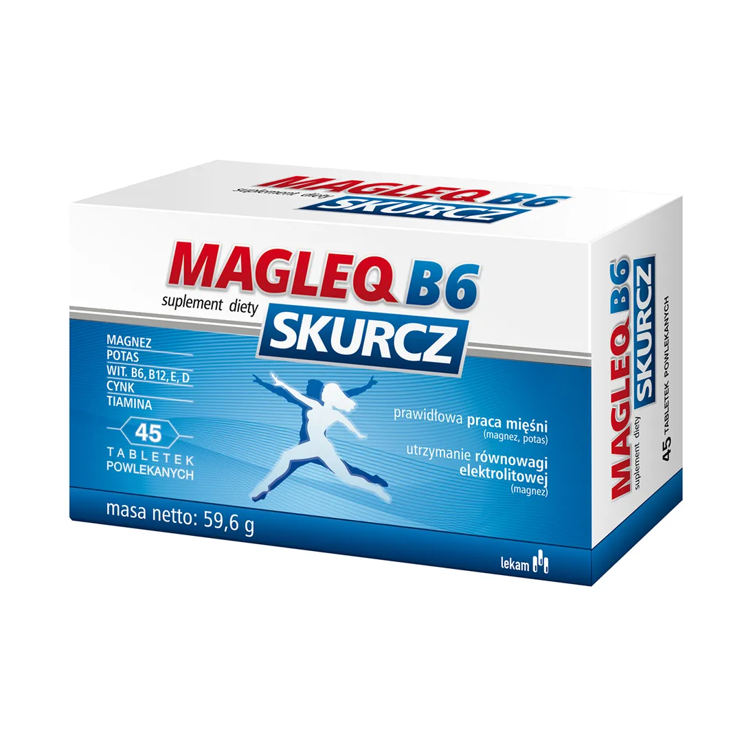 Magleq B6 Skurcz, 45 tabletek powlekanych