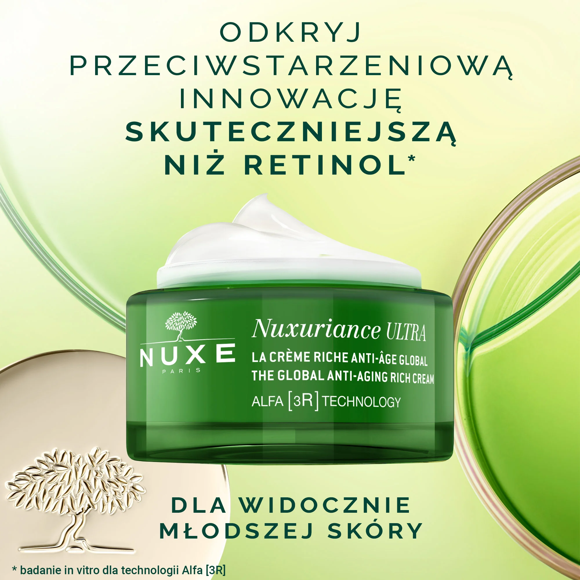 NUXE Nuxariance Ultra bogaty krem do twarzy przeciwstarzeniowy na dzień, 50 ml